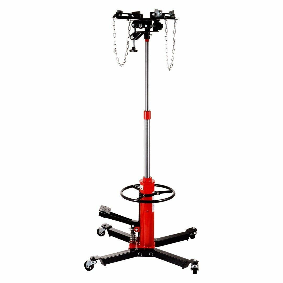 1100 lbs Transmission Jack 2 StaHydraulic w/ 360閹 for car lift 0.5 Ton US A6