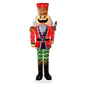 62 in. H Outdoor Christmas Nutcracker Yard Decoration with LED