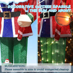 62 in. H Outdoor Christmas Nutcracker Yard Decoration with LED