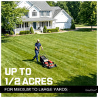 21" Self-Propelled Gas Lawn Mower | 170cc OHV Engine | Rear-Wheel Drive for Slopes | 3-in-1 Bag, Mulch &amp; Dischar| 6 Cutting Heights | Durable Steel Deck| Rear-Wheel Drive | Medium Yard