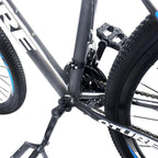 OTURE Mountain Bike 26-inch Wheel 21 speeds, High Carbon Steel Frame , for Mens and Womens black/blue