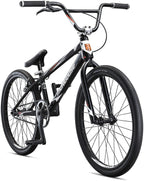 Mongoose Title Elite 24 BMX Race Bike with 24-Inch Wheels in Black for Advanced and Returning Riders, Featuring Professional-Grade 6061 Tectonic T1 Biaxial Hydroformed and Butted Aluminum Frame