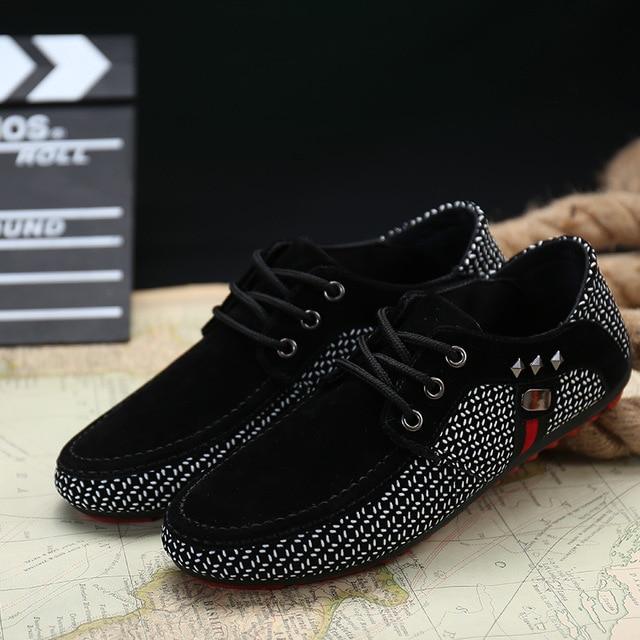 New Fashion Men Flats Light Breathable Shoes