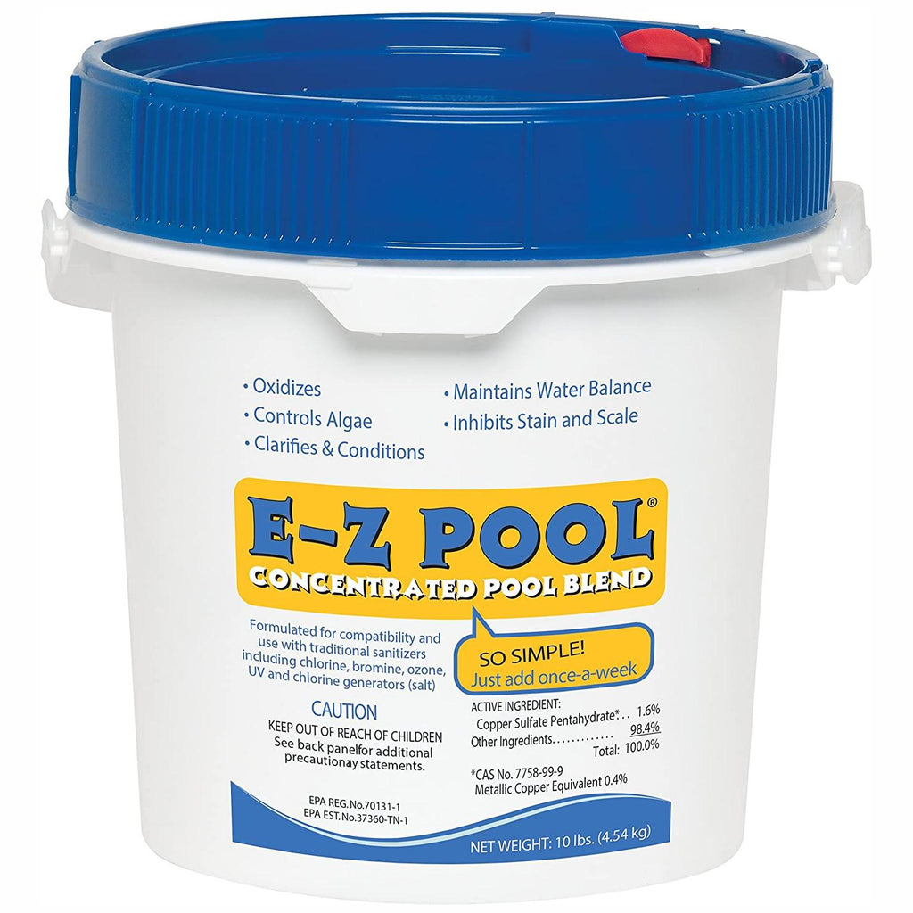 e-z pool weekly all in 1 concentrated pool care solution blend, 10 lbs (4 pack)