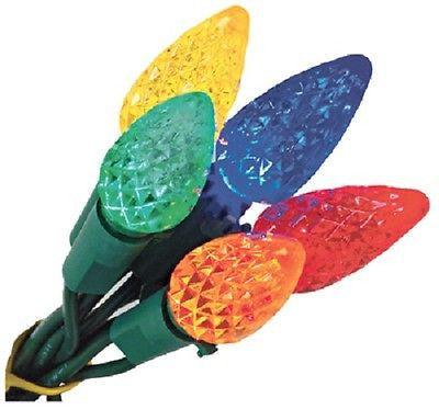 Holiday Wonderland 47941-88A 200 Count Multi C6 LED Christmas Lights Spool - Quantity of 3