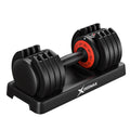 Upgrade Dumbbells Barbell with Fast Automatic Weight Adjustable Dumbell (Single) with Fitness Course for Gym Home GEEMAX ABD-20