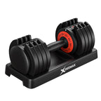 Upgrade Dumbbells Barbell with Fast Automatic Weight Adjustable Dumbell (Single) with Fitness Course for Gym Home GEEMAX ABD-20