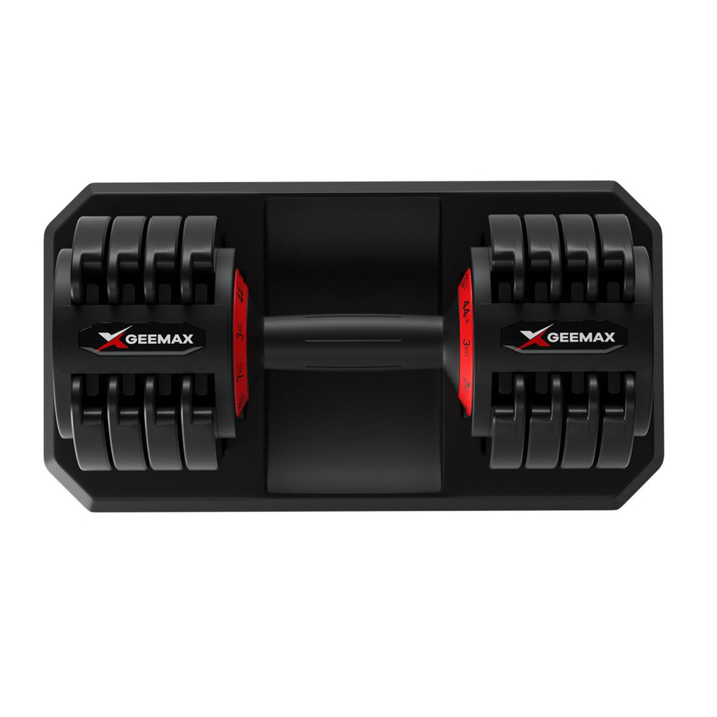 Upgrade Dumbbells Barbell with Fast Automatic Weight Adjustable Dumbell (Single) with Fitness Course for Gym Home GEEMAX ABD-20