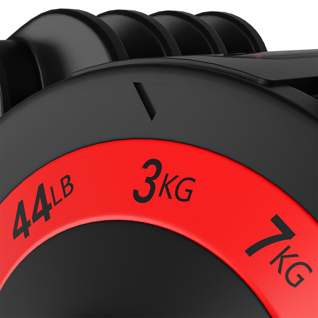 Upgrade Dumbbells Barbell with Fast Automatic Weight Adjustable Dumbell (Single) with Fitness Course for Gym Home GEEMAX ABD-20
