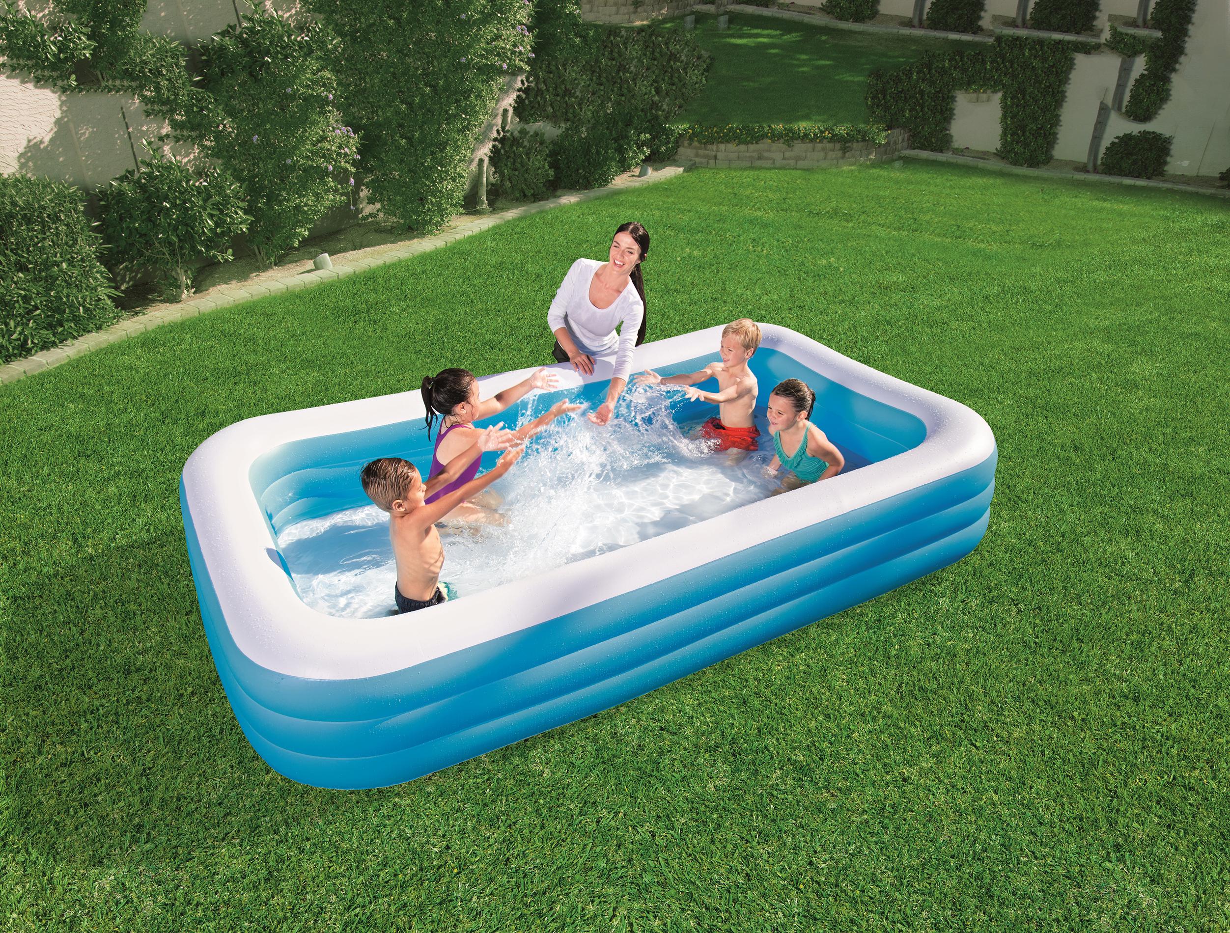 H2OGO! 10' x 6' x 22" Blue Rectangular Pool