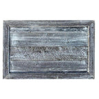 Farmhouse 17.5 in. W x 11.5 in. H, 24 in. Dia, White Wash Decorative Christmas Tree Box Collar