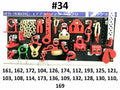 SET#34 AUTO BODY FRAME MACHINE HEAVY DUTY 21 PIECE PULLING TOOLS AND CLAMPS