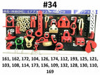 SET#34 AUTO BODY FRAME MACHINE HEAVY DUTY 21 PIECE PULLING TOOLS AND CLAMPS