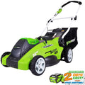 40V 16-Inch Cordless (2-In-1) Push Lawn Mower, 4.0Ah Battery and Charger 25322