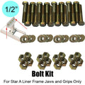 Star-A-Liner Pinch Weld Clamp Bolt Kit. Frame machine replacement bolt kit.