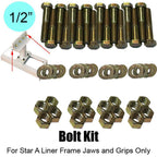 Star-A-Liner Pinch Weld Clamp Bolt Kit. Frame machine replacement bolt kit.