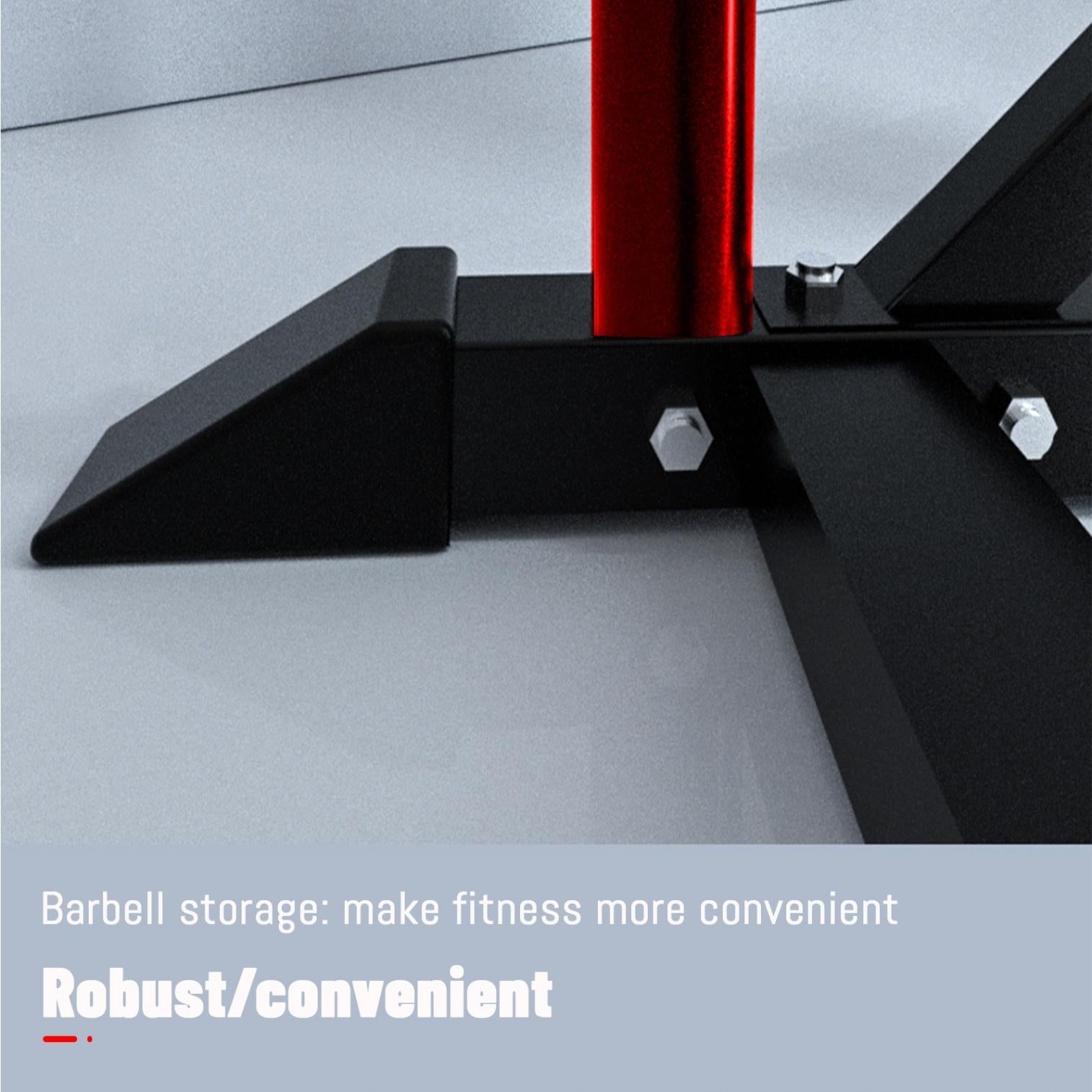OlymFit Multifunctional Pull-ups Zones Squat Stand Rack Power Cage, Barbell Rack