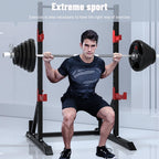 Yotoy Multifunctional Pull-ups Zones Squat Stand Rack Power Cage, Barbell Rack