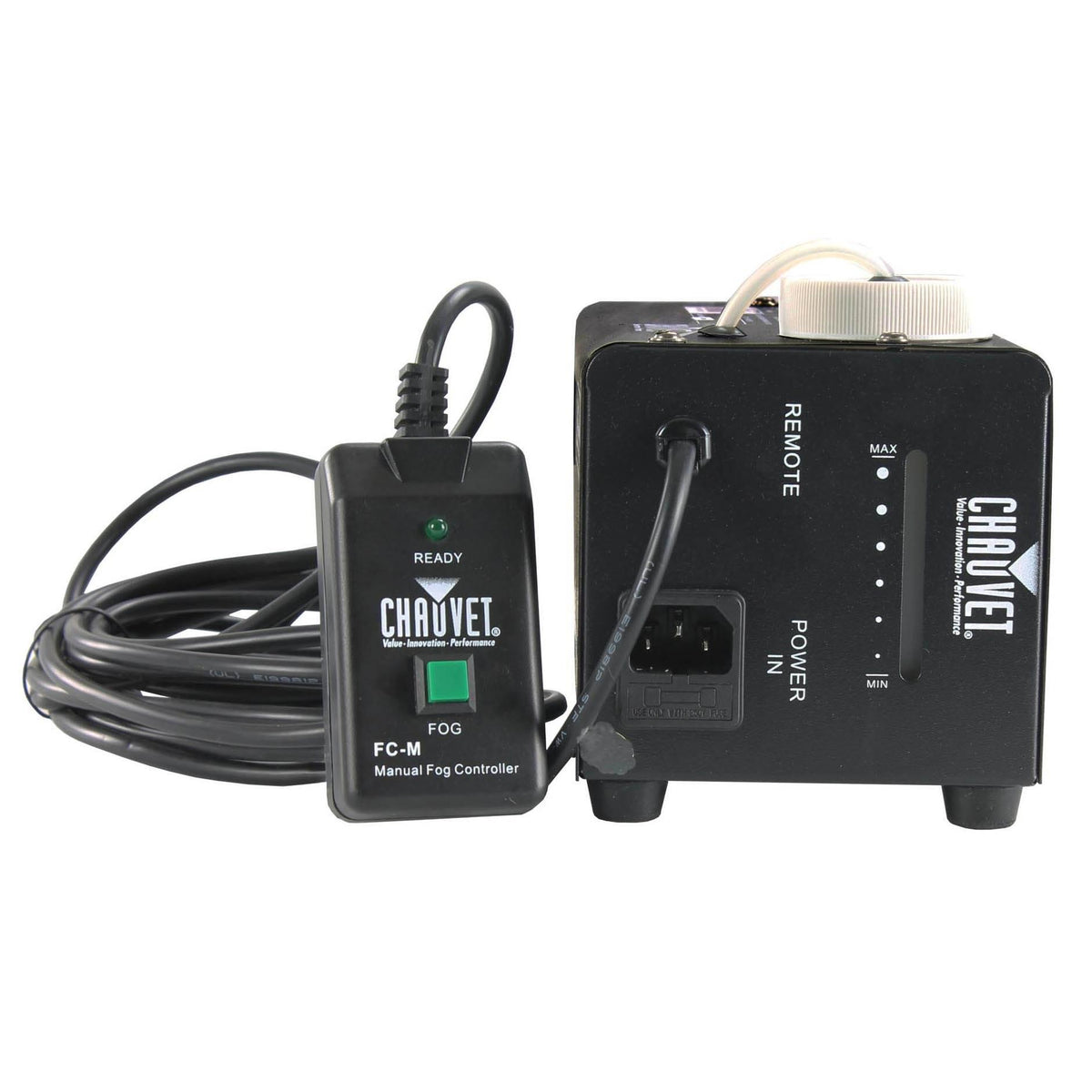 Chauvet DJ Hurricane Haze 2D &amp; Hurricane Pro Fog Machines w/ Fog Fluid &amp; Remotes