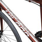 Hiland Road Hybrid Bike Urban City Commuter Bicycle with Disc Brake for Men Comfortable Bicycle 700C Wheels 24 speeds Bikes Red