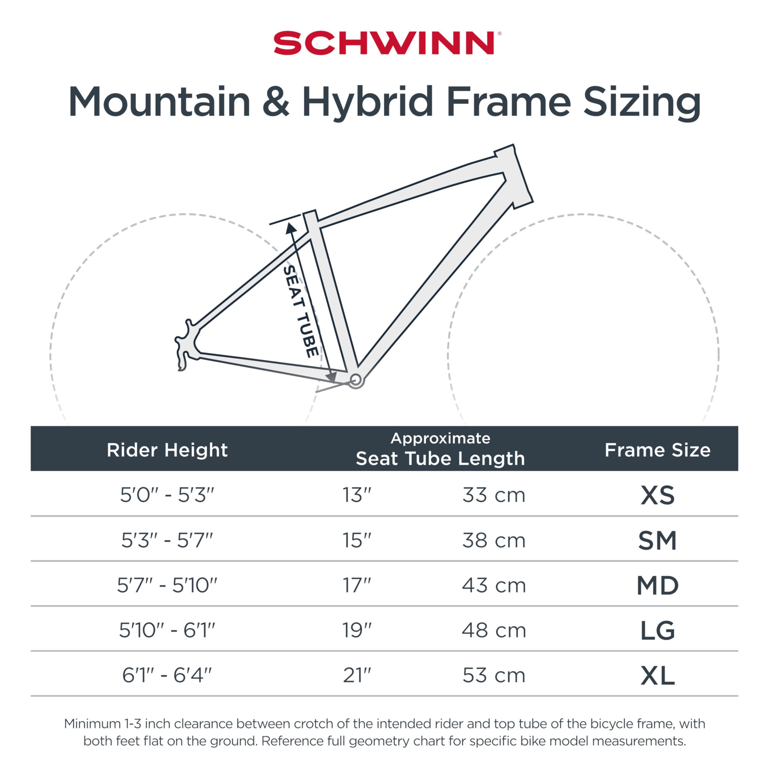 Schwinn Axum DP Mountain Bike with mechanical seat post, Lar19 inch mens style frame, red