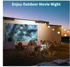 4k native 1080p 5g wifi uhd bluetooth home theater projector video cinema 9500lm