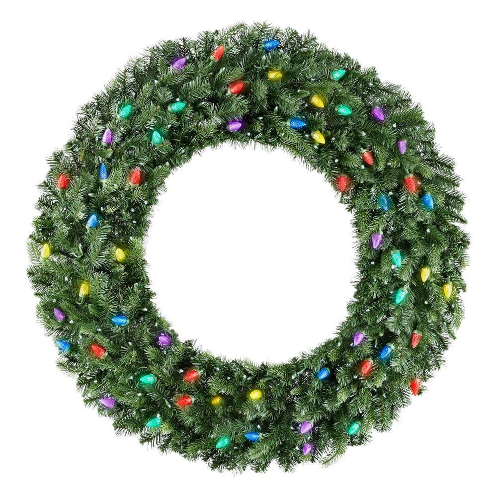 48 in Royal Grand Spruce Wreath
