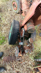 david bradley walk behind tractor with sickle bar mower