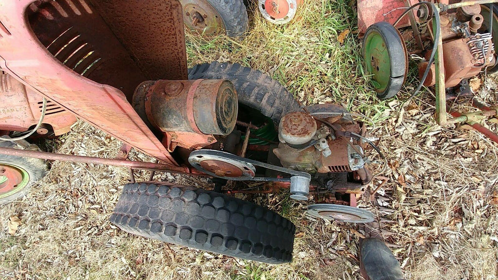 david bradley walk behind tractor with sickle bar mower