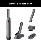 Shark WV201 WANDVAC Handheld Vacuum, Lightweight at 1.4 Pounds with Powerful Suction, Charging Dock, Single Touch Empty and Detachable Dust Cup