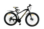 Black Friday Deals! 29 inch Mountain Bike for Adult and Youth, 21 Speed Lightweight Mountain Bikes Dual Disk Brakes Suspension Fork, Black/Gold