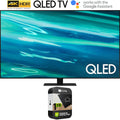 samsung qn75q80aa 75 inch qled 4k smart tv (2021) with premium extended protecti