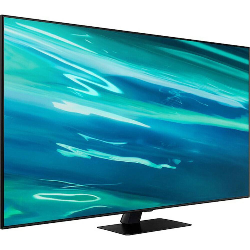 samsung qn75q80aa 75 inch qled 4k smart tv (2021) with premium extended protecti