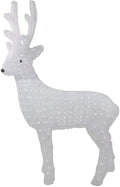 41" Lighted Commercial Grade Acrylic Reindeer Christmas Outdoor Decoration