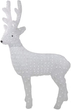 41" Lighted Commercial Grade Acrylic Reindeer Christmas Outdoor Decoration
