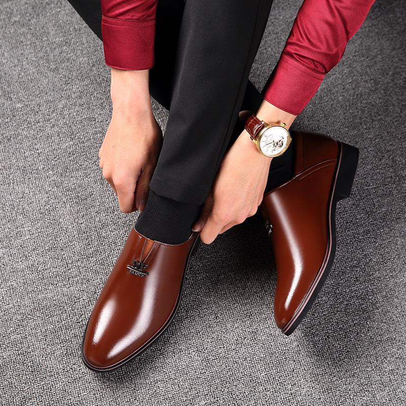 Shoes - 2021 Men's Leather Formal Dress Shoes