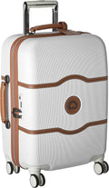 Chatelet Hardside Luggage with Spinner Wheels, Champagne White, Carry-on 21 Inch, with Brake