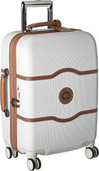 Chatelet Hardside Luggage with Spinner Wheels, Champagne White, Carry-on 21 Inch, with Brake