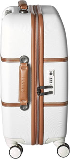 Chatelet Hardside Luggage with Spinner Wheels, Champagne White, Carry-on 21 Inch, with Brake
