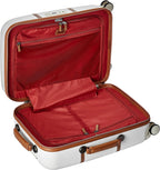Chatelet Hardside Luggage with Spinner Wheels, Champagne White, Carry-on 21 Inch, with Brake