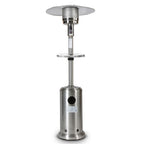 CUH Portable Patio Heaters Waterproof Cover 46000BTU Outdoor Heating Propane Stainless Steel With Dinner Plate Yard Home