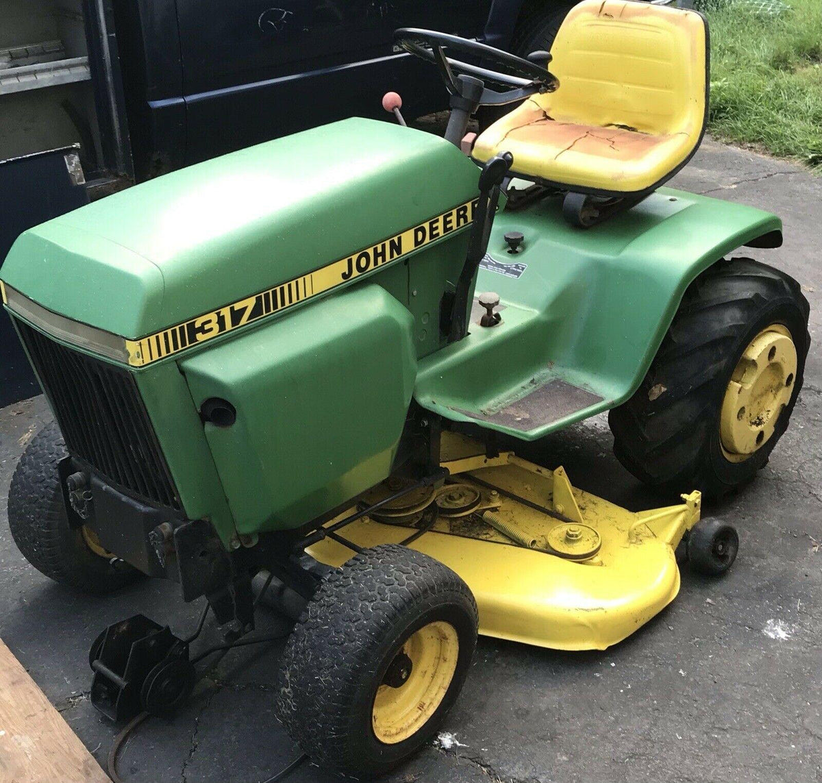 317 garden tractor lawnmower