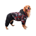 Walled Dog Clothes, Golden Retriever, Labrador, Siberian Husky Medium LarDog Winter Four-Foot Cotton Clothing Pet Autumn and Winter Clothing Very Beautiful Clothes.