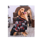 Walled Dog Clothes, Golden Retriever, Labrador, Siberian Husky Medium LarDog Winter Four-Foot Cotton Clothing Pet Autumn and Winter Clothing Very Beautiful Clothes.