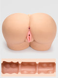 THRUST Pro Elite Alana Ribbed Vagina and Ass Masturbator 246.9oz, Flesh Pink | Flesh Pink