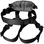 Fusion Tactical Duty Belt 23KN Griffin Military Police Half Body Search Rescue Harness, Black, XX-Lar(RH-1151-32)