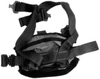 Fusion Tactical Duty Belt 23KN Griffin Military Police Half Body Search Rescue Harness, Black, XX-Lar(RH-1151-32)