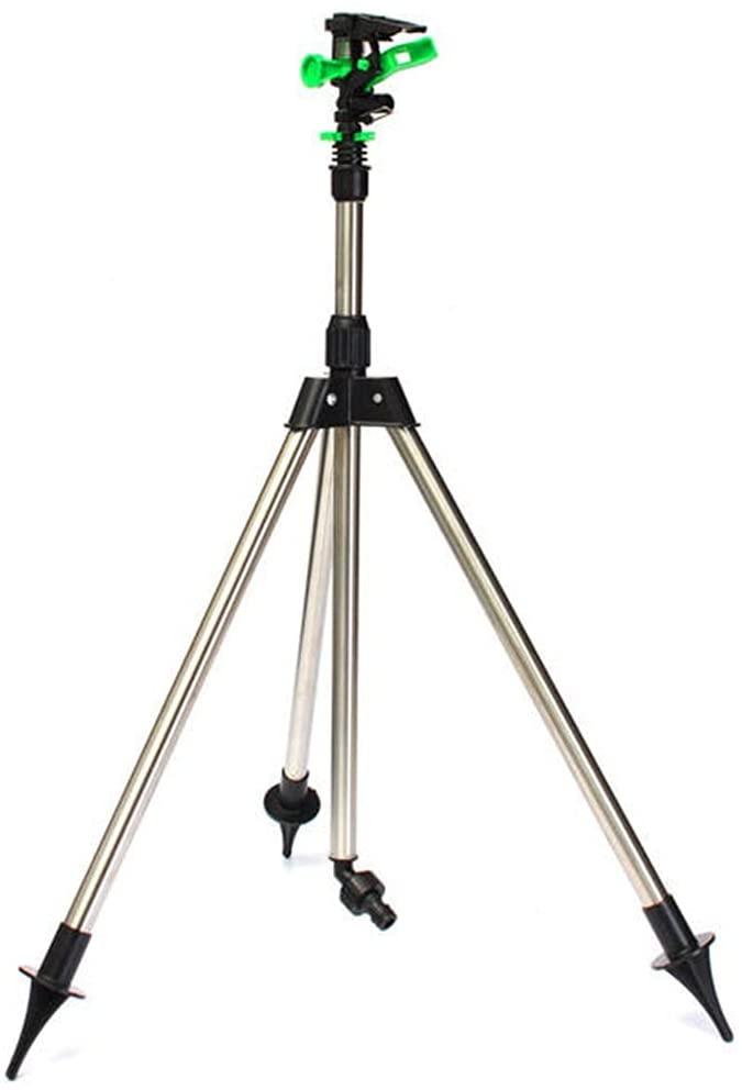 YFQHDD Adjustable Garden Plant Watering Telescopic Tripod Sprinkler Irrigation Kit Garden Sprinkler (Color : Yellow)