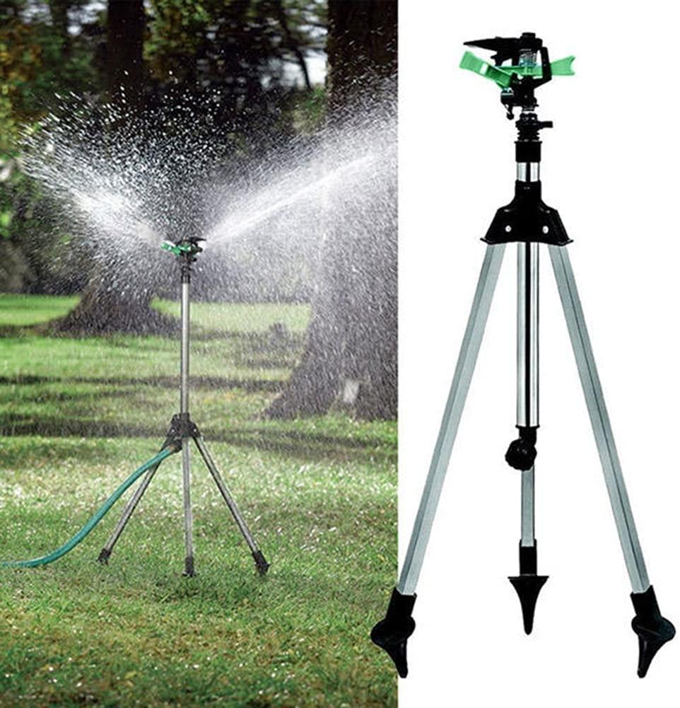 YFQHDD Adjustable Garden Plant Watering Telescopic Tripod Sprinkler Irrigation Kit Garden Sprinkler (Color : Yellow)