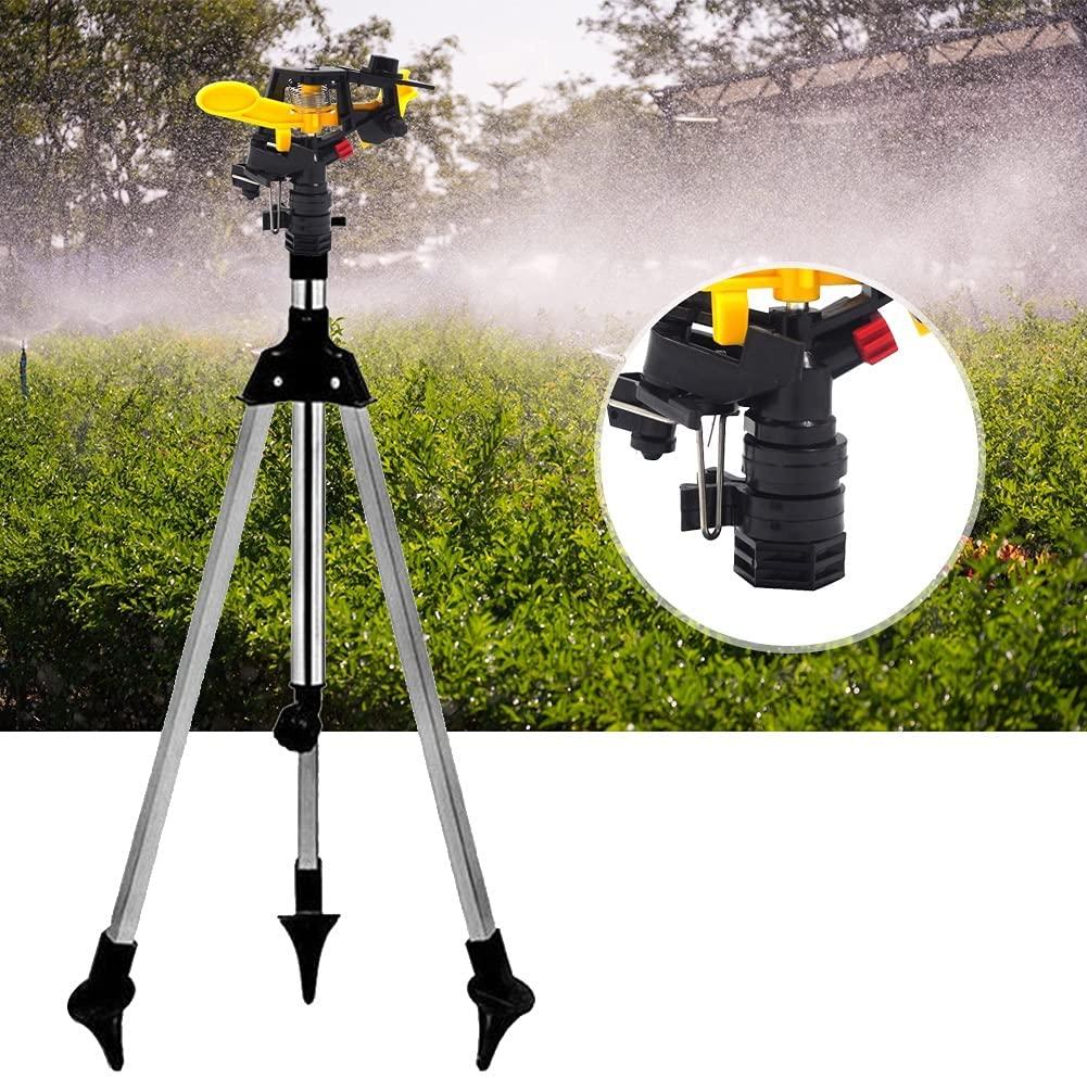 YFQHDD Adjustable Garden Plant Watering Telescopic Tripod Sprinkler Irrigation Kit Garden Sprinkler (Color : Yellow)